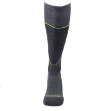 Ultimate Neon Green Ski Socks with Merino